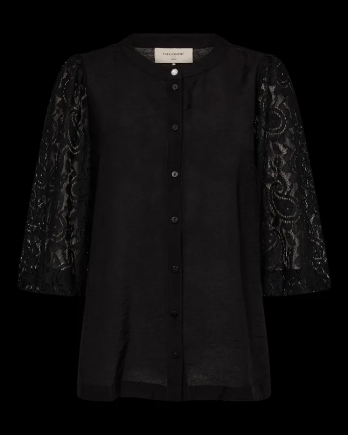 FREEQUENT FQABY - BLUSE - SORT