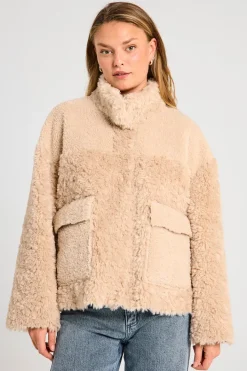 FREEQUENT FQBAMBI - JAKKE - BEIGE