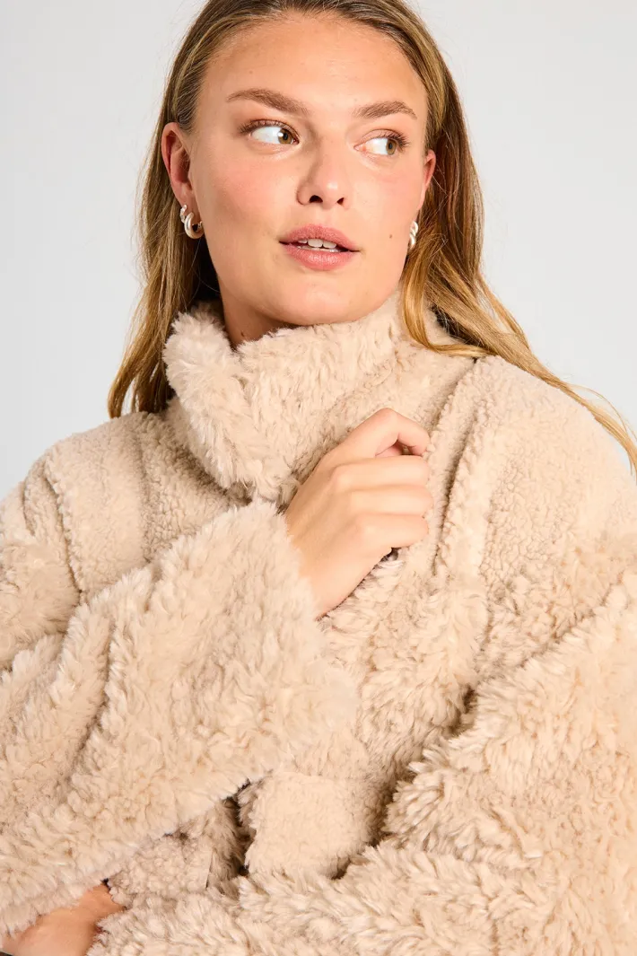 FREEQUENT FQBAMBI - JAKKE - BEIGE