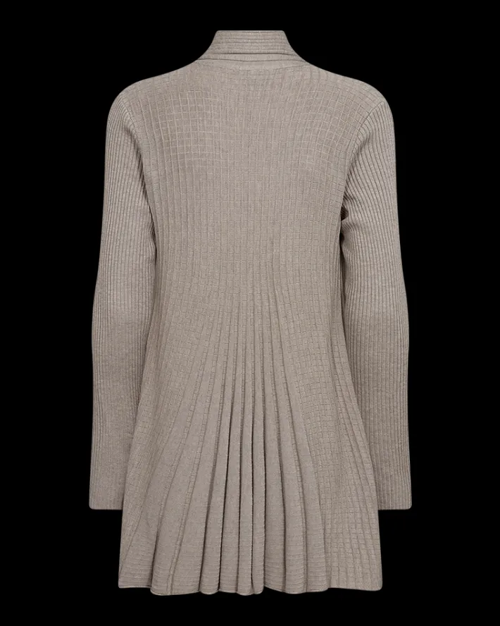 FREEQUENT FQCLAUDISSE - CARDIGAN - BEIGE
