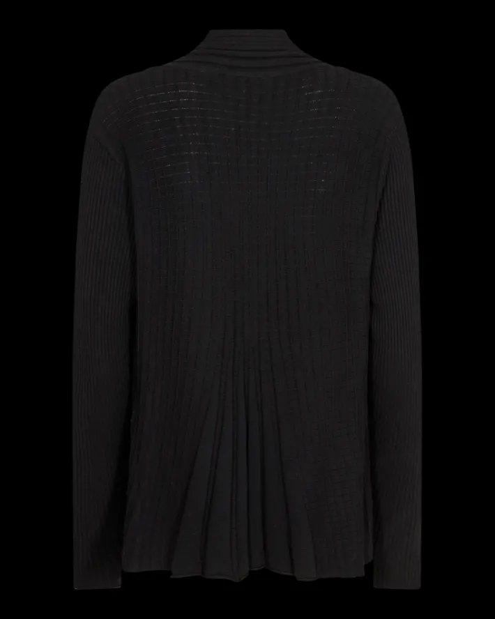 FREEQUENT FQCLAUDISSE - CARDIGAN - SORT