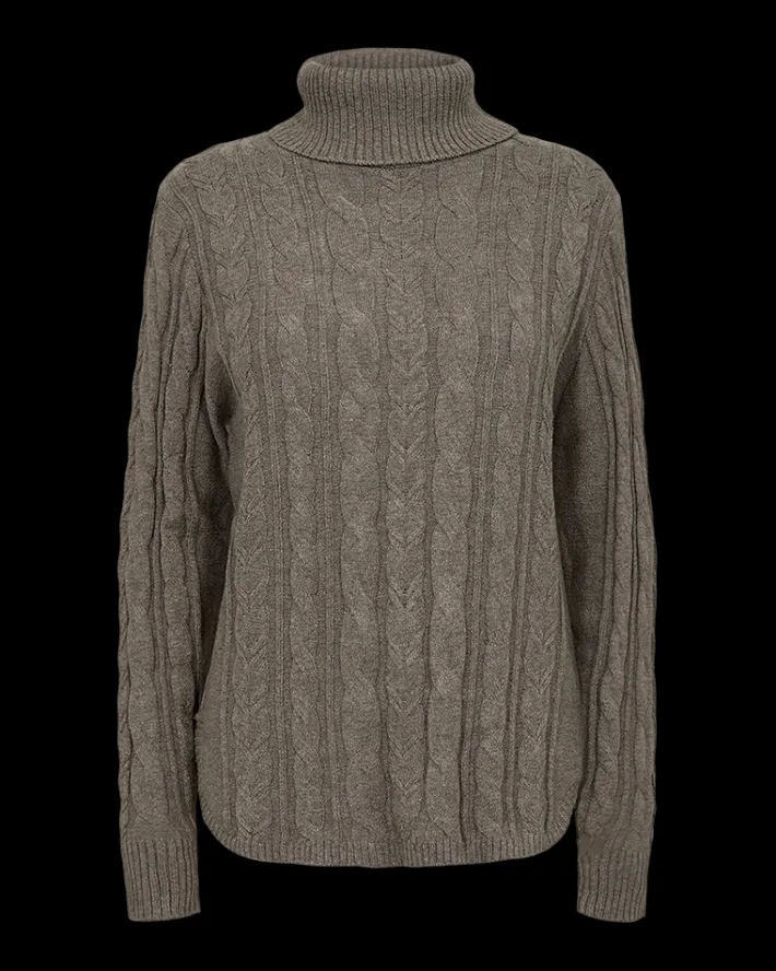 FREEQUENT FQCLAURA - PULLOVER - BRUN