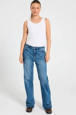 FREEQUENT FQCOLLY - DENIM BUKSER - BLÅ