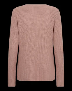FREEQUENT FQELLIS - PULLOVER MED V-UDSKÆRING - ROSA