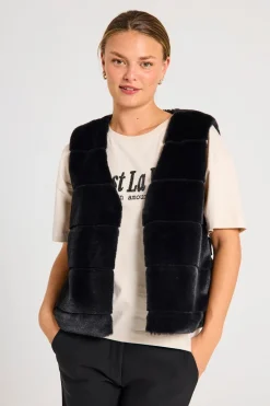 FREEQUENT FQFOXY - VEST - SORT