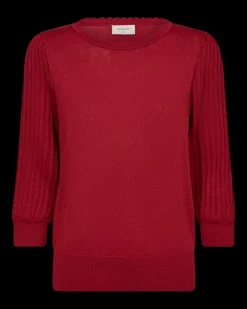 FREEQUENT FQGLITTA - PULLOVER - RØD