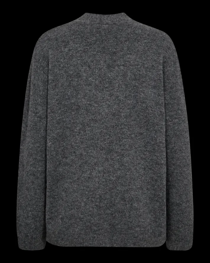 FREEQUENT FQGRSEVALIN - PULLOVER - GRÅ