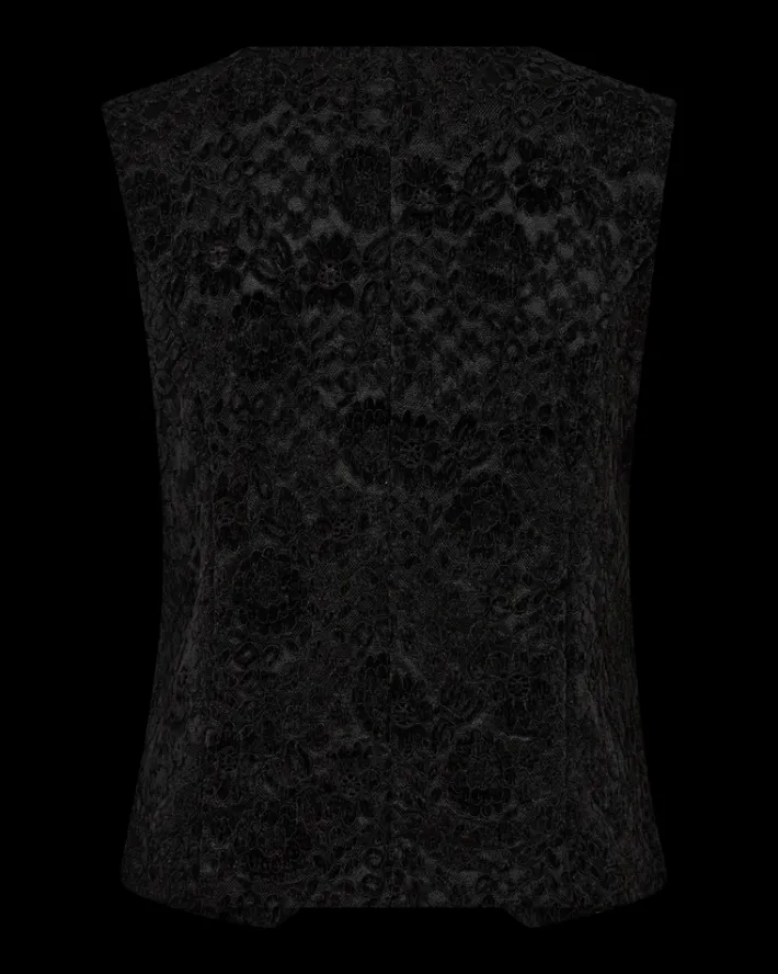 FREEQUENT FQGRY - VEST - SORT