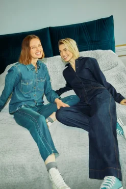 FREEQUENT FQHARLA - JEANS - BLÅ