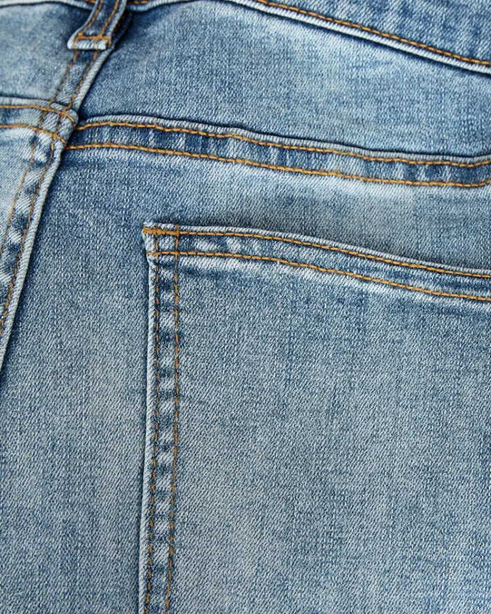 FREEQUENT FQHARLOW - TÆSIDDENDE JEANS - BLÅ