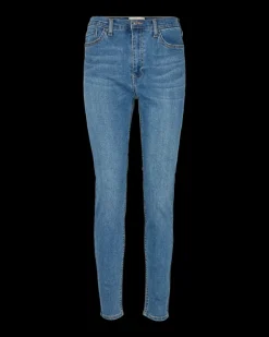 FREEQUENT FQHARLOW - TÆSIDDENDE JEANS - BLÅ