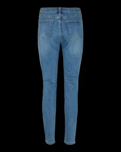 FREEQUENT FQHARLOW - TÆSIDDENDE JEANS - BLÅ