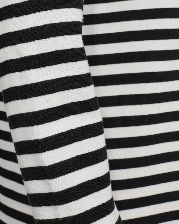 FREEQUENT FQJOY - BLUSE - SORT OG HVID