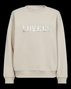 FREEQUENT FQKAMELA - PULLOVER - GRÅ OG HVID