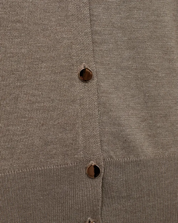 FREEQUENT FQKATIE - CARDIGAN - BRUN