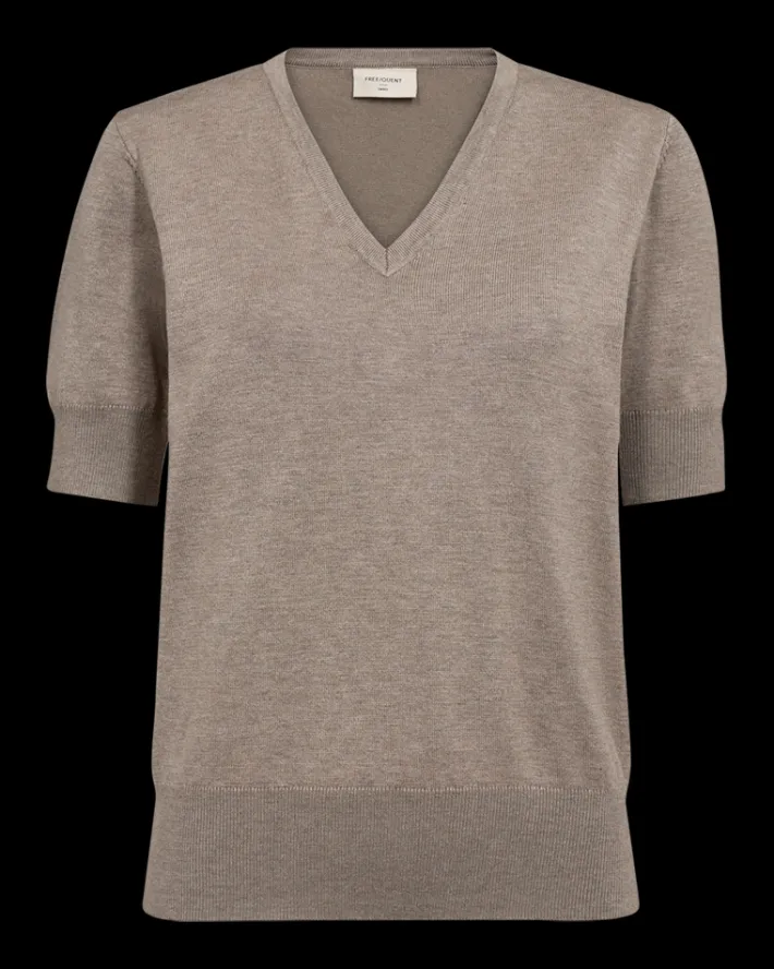 FREEQUENT FQKATIE - PULLOVER - BEIGE