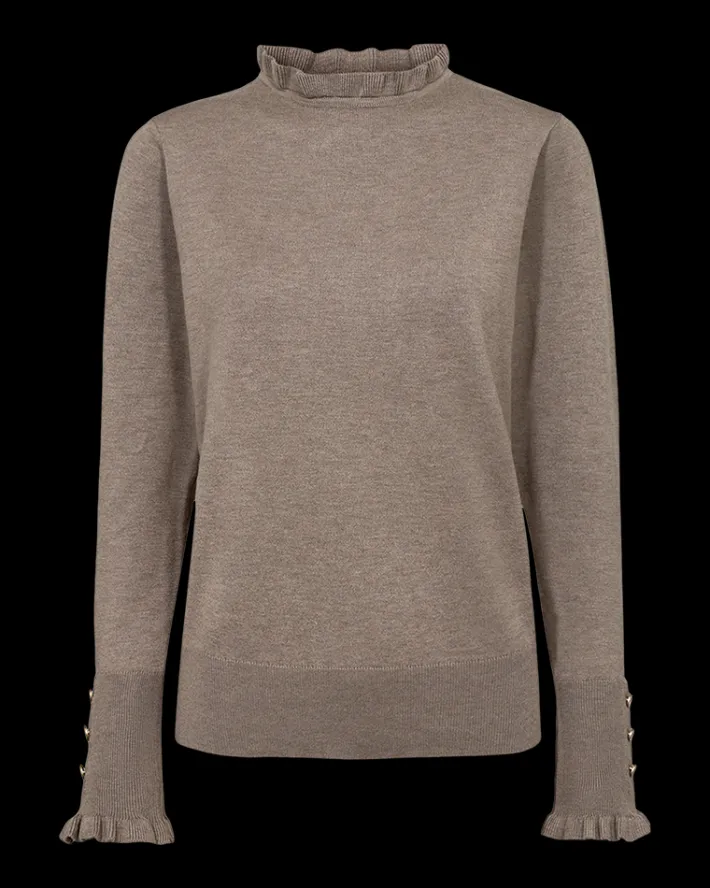 FREEQUENT FQKATIE - PULLOVER - BEIGE