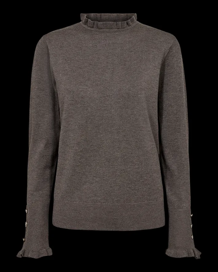 FREEQUENT FQKATIE - PULLOVER - BRUN