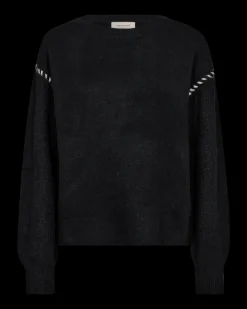 FREEQUENT FQKINLOCK - PULLOVER - SORT