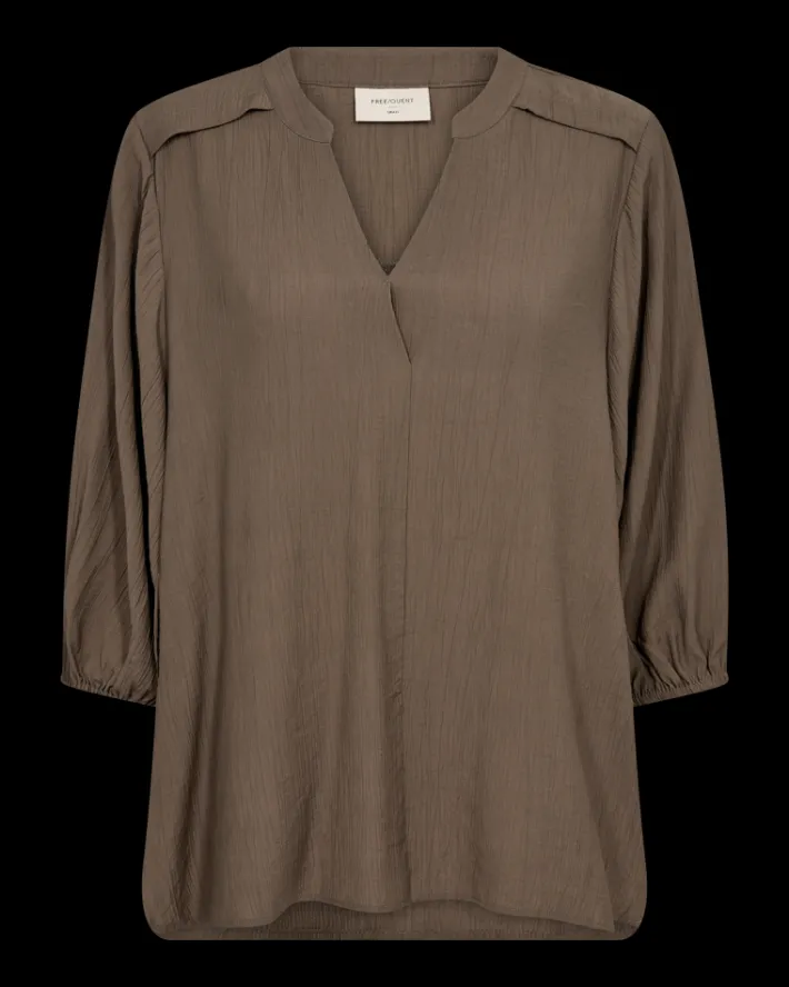 FREEQUENT FQLAGUNA - BLUSE - BRUN