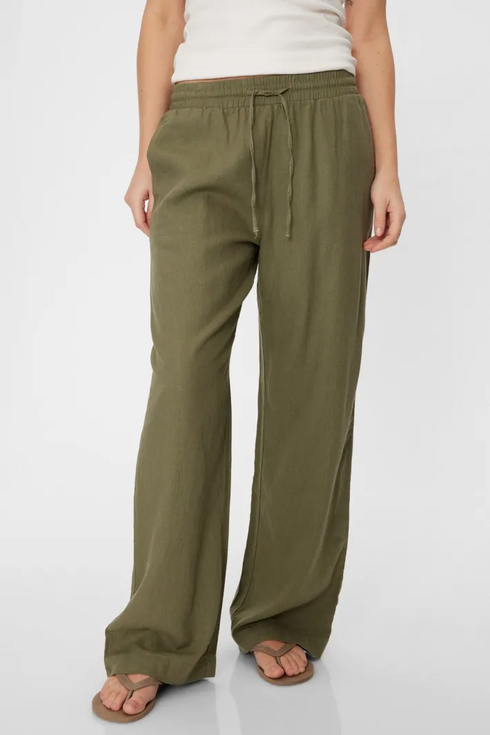 FREEQUENT FQLAVA - HØRBUKSER - GRØN