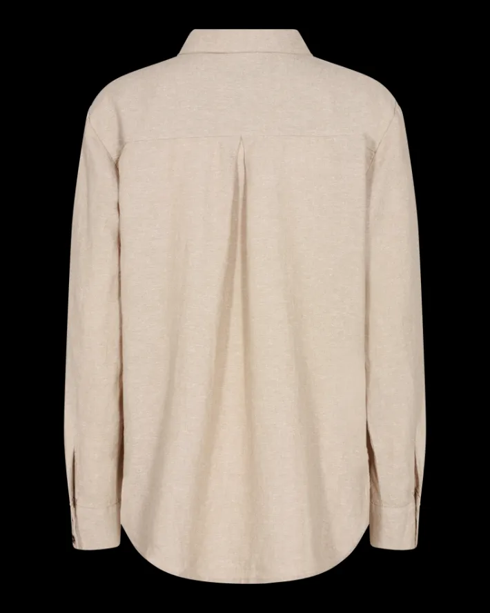 FREEQUENT FQLAVA - HØRSKJORTE - BEIGE