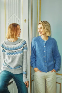 FREEQUENT FQLOUISA - CARDIGAN - BLÅ