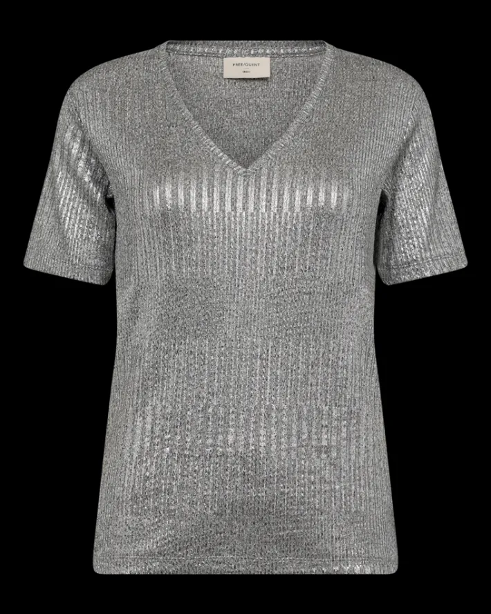 FREEQUENT FQMATTER - T-SHIRT - GRÅ