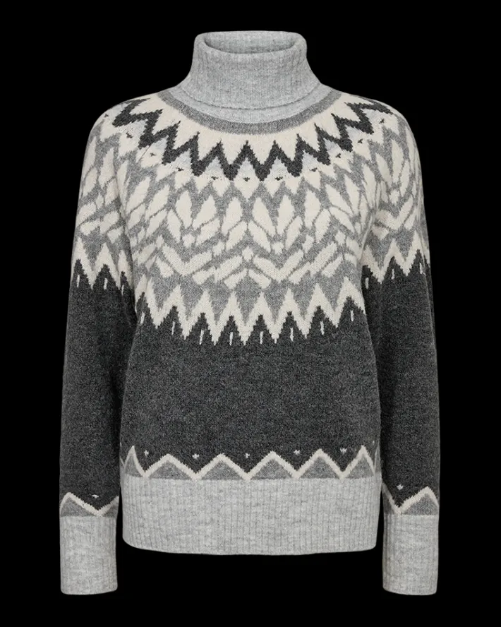 FREEQUENT FQMERLA - PULLOVER - GRÅ