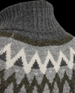 FREEQUENT FQMERLA - PULLOVER - GRÅ OG BEIGE