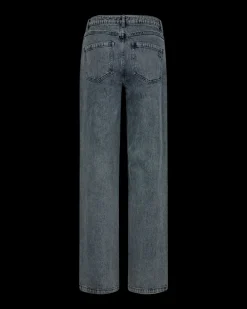 FREEQUENT FQMIDDE - JEANS - BLÅ OG HVID