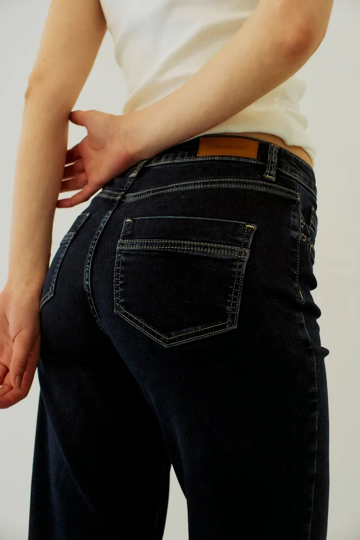 FREEQUENT FQMILLY - JEANS - BLÅ
