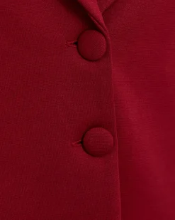 FREEQUENT FQNANNI - FIGURSYET BLAZER - RØD