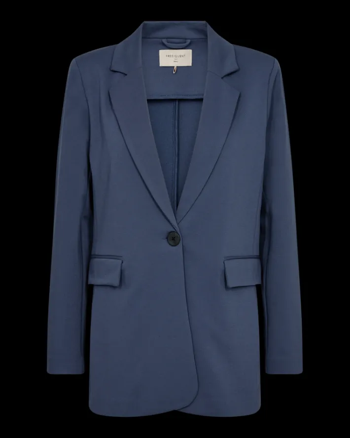 FREEQUENT FQNANNI - KLASSISK BLAZER - BLÅ