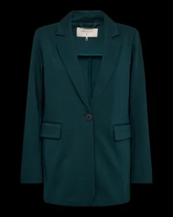 FREEQUENT FQNANNI - KLASSISK BLAZER - GRØN