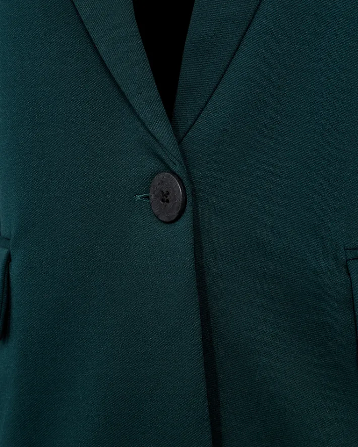 FREEQUENT FQNANNI - KLASSISK BLAZER - GRØN