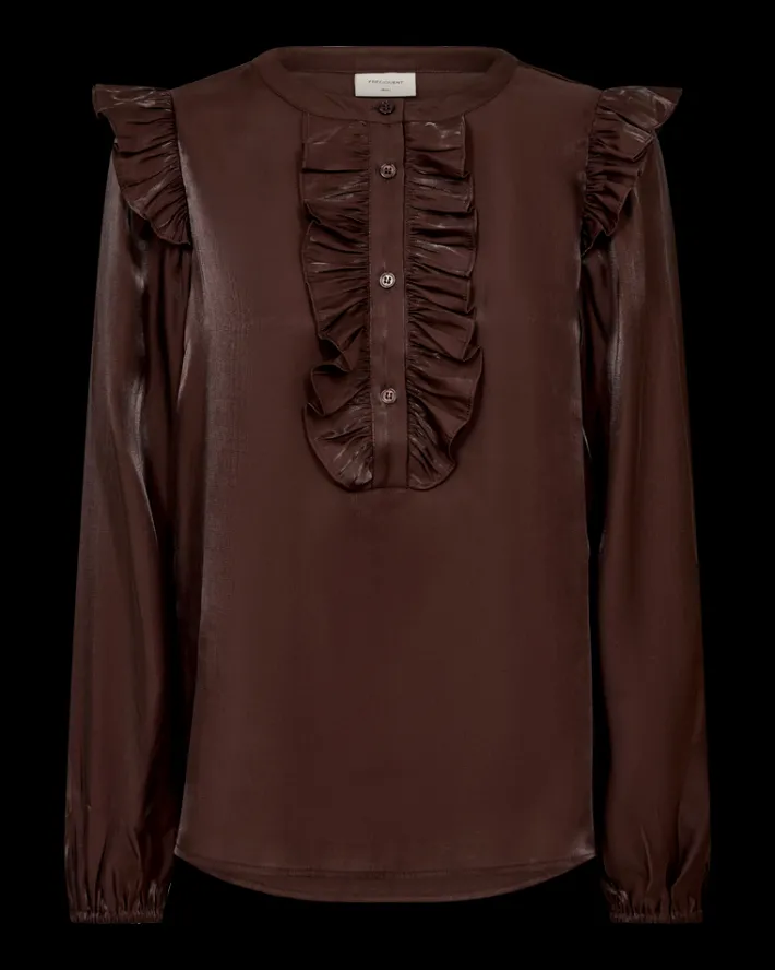 FREEQUENT FQNARON - BLUSE - BRUN