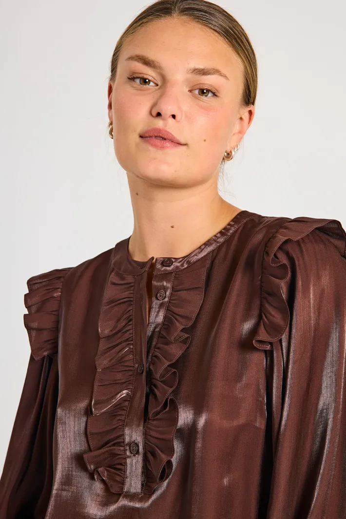 FREEQUENT FQNARON - BLUSE - BRUN