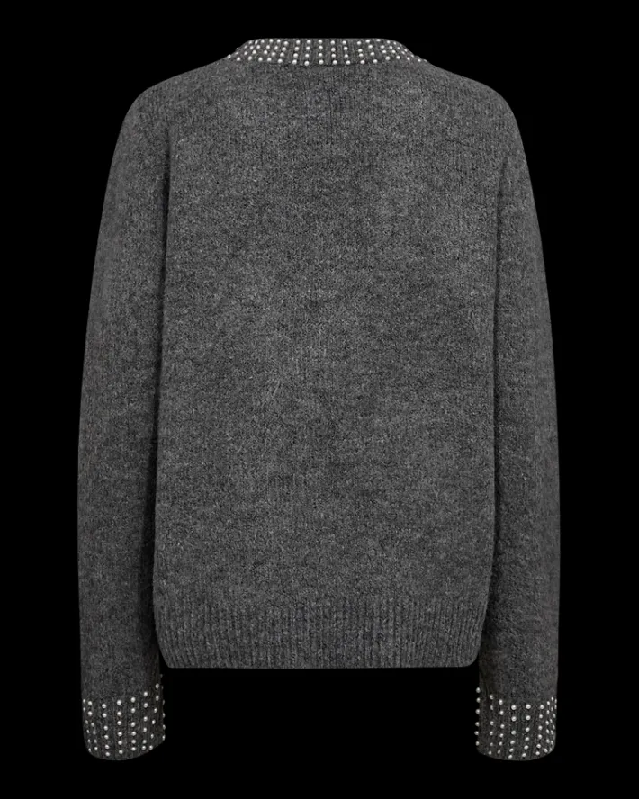 FREEQUENT FQPEARL - PULLOVER - GRÅ