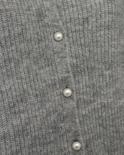 FREEQUENT FQPEARL-CARDIGAN - GRÅ