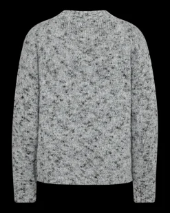 FREEQUENT FQPEREA - PULLOVER - SORT OG HVID