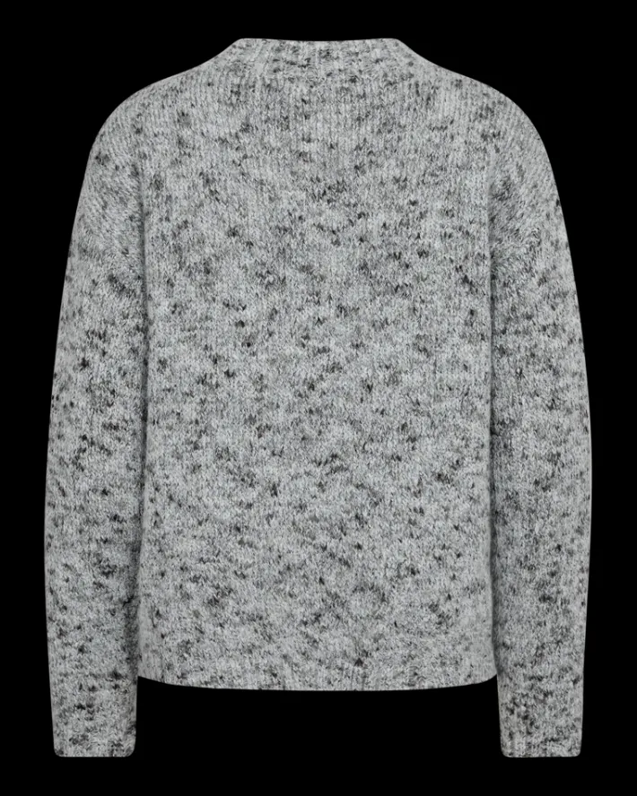 FREEQUENT FQPEREA - PULLOVER - SORT OG HVID