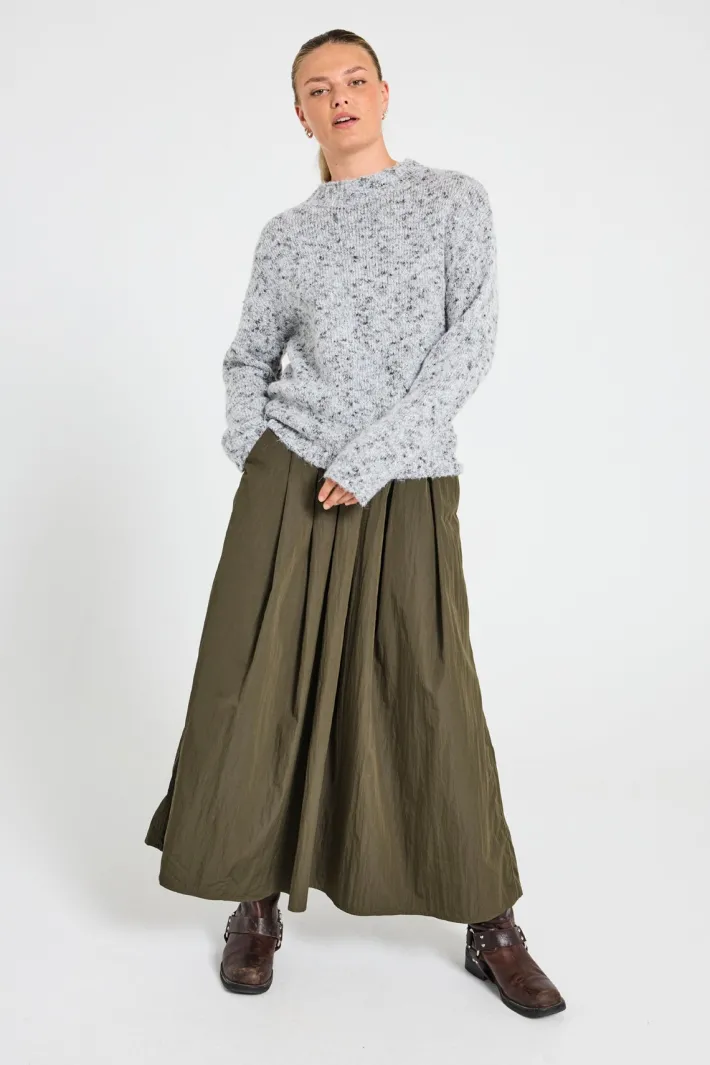 FREEQUENT FQPEREA - PULLOVER - SORT OG HVID
