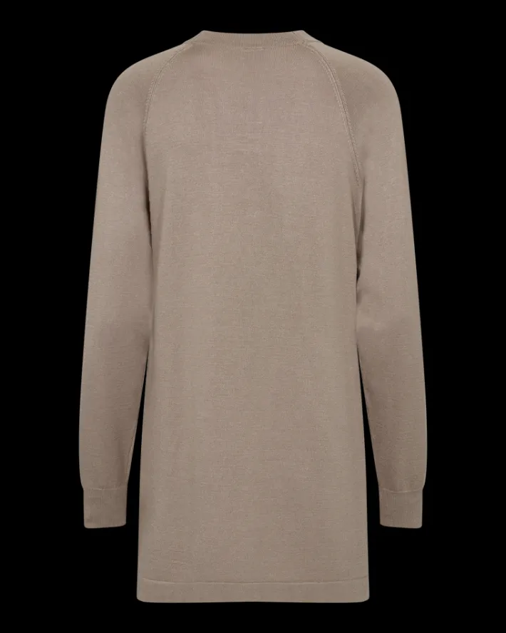 FREEQUENT FQPLAIN - CARDIGAN - BEIGE