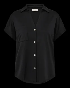 FREEQUENT FQRUE - BLUSE - SORT