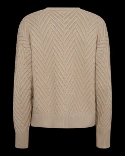 FREEQUENT FQSATURN - PULLOVER - BEIGE
