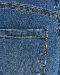 FREEQUENT FQSHANTAL - CAPRI DENIM BUKSER - BLÅ