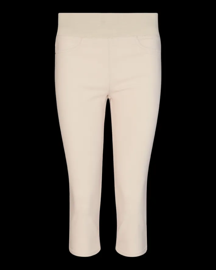 FREEQUENT FQSHANTAL - POWER CAPRI BUKSER - BEIGE