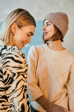 FREEQUENT FQSTOKKE - PULLOVER - BEIGE