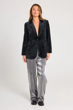 FREEQUENT FQVELVET - BLAZER - SORT